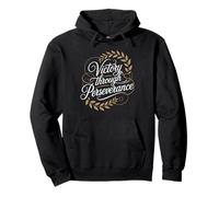 Victory Through Perseverance Drive Mindset Success - Pullover Hoodie