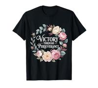 Victory Through Perseverance Drive Mindset Success - T-Shirt