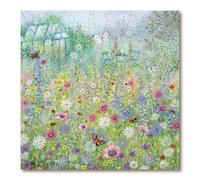 Victory Wooden Puzzles - 'Butterfly Garden' Miniature Jigsaw Puzzle for Adults - 81 Pieces. Premium Linden Wood Flower Jigsaw Puzzle in Metal Storage Tin with Special 'Whimsical' Shaped Pieces.