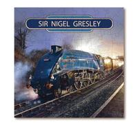 Victory Wooden Puzzles - ‘Sir Nigel Gresley’ Miniature Jigsaw Puzzle for Adults - 77 Pieces. Premium Linden Wood Train Jigsaw Puzzle in Metal Storage Tin with Special 'Whimsical' Shaped Pieces.
