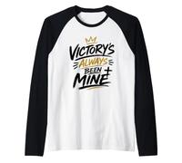 Victory's Always Been Mine Religious Christian Motivational Raglan Baseball Tee