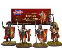 VICTRIX - Early Imperial Roman Legionaries Advancing - 25 Figures - 28mm Plastic Miniatures - Warriors of Antiquity