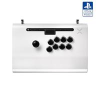 Victrix Pro FS Fight Stick Arcade Controller for PlayStation, PS5, PS4, PC | White, Esports, Tournament-Grade, 9 Sanwa Denshi Buttons, Aluminum Body, Detachable Joystick, Lockable Control Bar