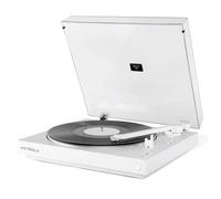 Victrola Automatic - Fully Automatic Bluetooth Turntable - Audio Technica ATN3600L Cartridge, 2-Speed Vinyl Record Player, Aluminium Platter, Switchable Preamp, Repeat Mode, Dust Cover (White)