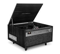 Victrola Century 6 in 1 Vinyl Record Player & Music Center, 3 Speed Turntable, CD Player & Cassette, VinylSTREAM, Bluetooth & 3.5mm Auxiliary Player