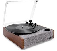 VICTROLA Eastwood II VTA-74 Belt Drive Bluetooth Turntable - Walnut, Brown,Silver/Grey