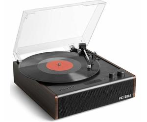 VICTROLA Eastwood Signature VTA-73 Belt Drive Bluetooth Turntable - Espresso, Brown