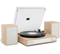 VICTROLA Harmony Belt Drive Bluetooth Turntable & Speakers - Natural, Brown