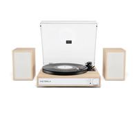 Victrola Harmony Bluetooth Record Player with Speakers Natural