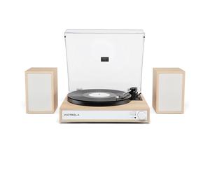 Victrola Harmony Bluetooth Record Player with Speakers Natural