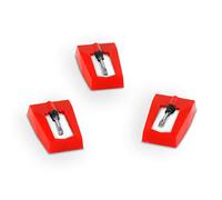 Victrola ITNP-LC1 3 Pack Turntable Replacement Needles for Various Record Players White