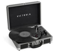 Victrola Journey Bluetooth Portable Suitcase Record Player - with Built-in Speakers, 3 Speed Vinyl Record Player, RCA Out, Headphone Jack (NWG)