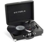 Victrola Journey+ Bluetooth Suitcase Record Player, Black (VSC-400SB-BLK-SDF)