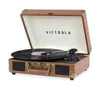 Victrola Journey Bluetooth Suitcase Record Player with Three-Speed Turntable | Brown | VSC-550BT-BRW-INT