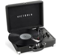 VICTROLA Journey Portable Belt Drive Bluetooth Turntable - Black, Black
