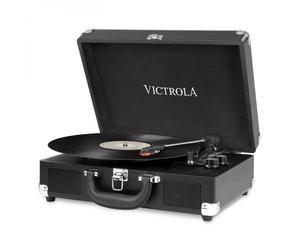 Victrola Journey Turntable with BT and Built-In Speakers Black