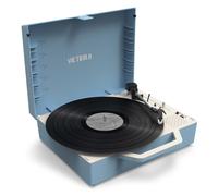 Victrola Re-Spin Suitcase Record Player Light Blue