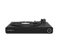 Victrola Stream Onyx Turntable - 33-1/3 & 45 RPM Vinyl Record Player, Works with Sonos Wirelessly, High Precision Magnetic Cartridge, Semi-Automatic, Multiple Connections, Black Matte Finish