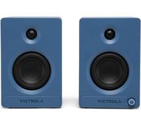 VICTROLA Tempo VPS-400 Bluetooth Bookshelf Speakers - Blue, Blue