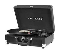 Victrola VSC-550BT-BLK Bluetooth Wireless Suitcase Turntable 3 Speed (Black)