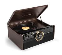 Victrola VTA-270B-ESP Empire Bluetooth 6/1 Mid Century Turntable Entertainment System (Espresso)