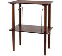 Victrola Wooden Stand with Record Holder Furniture for LP records Dark Brown