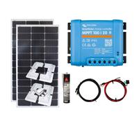 Victron 200w Mono Solar Panel Kit charging MPPT Smart Controller Battery Mounts