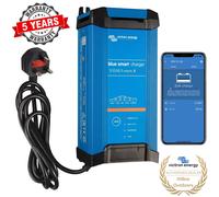 Victron Energy Blue Smart IP22 Smart Car Battery Charger 12V 20A, Trickle Charger for Car Battery and Desulfator for Motorcycle, ATV, RV, Lithium and Deep Cycle Batteries, UK, 3 outputs