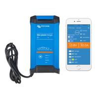 Victron Energy Blue Smart IP22 Smart Car Battery Charger 12V 30A, Trickle Charger for Car Battery and Desulfator for Motorcycle, ATV, RV, Lithium and Deep Cycle Batteries, UK, 3 outputs