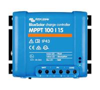 Victron Energy BlueSolar MPPT Solar Charge Controller - MPPT Charge Controller for Solar Panels - 100V 15 amp 12/24-Volt