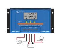 Victron Energy BlueSolar PWM LCD-USB 12/24V 30A Solar Charge Controller
