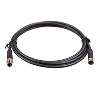 Victron Energy M8 Circular Connector Male/Female 3 Pole Cable 1m (2-Pack)