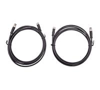 Victron Energy M8 Circular Connector Male/Female 3 Pole Cable 1m (Pack of 2)