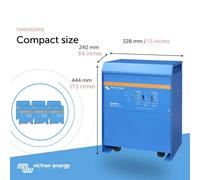 Victron Energy Quattro 24/5000/120-100/100 Charger 120 V