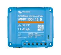 Victron Energy SmartSolar MPPT Solar Charge Controller (Bluetooth) - MPPT Charge Controller for Solar Panels - 100V 15 amp 12/24-Volt