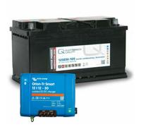 Victron Orion-Tr Smart 12/12-30A (360W) charger 105Ah battery off-grid bundle