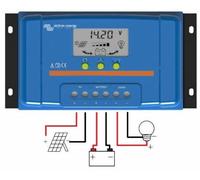 Victron Solar Charger BlueSolar PWM-LCD & USB 12/24V-20A SCC010020050