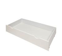Viculii Baby Under Bed White Drawer - Space Saver Drawer Ideal Storage for Mini Cot - 100x50cm