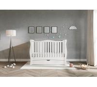 VICULII Gilbert Cot Bed White With Drawer