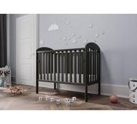 VICULII Lilibet Baby Cot Black With Drop Side