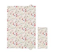 Viculii New Mix Little Flowers Foldable & Portable Baby Changing Mat 40x60cm | Waterproof & Wipeable Folding Change Mat | Travel Friendly & Practical