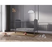 VICULII Walter Cot Bed Grey With Mattress
