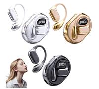 ViCUULY AI Translation Wireless OWS Bluetooth 5.4 Headphones, Support 148 Languages Translation Real Time Translator Earbuds, Support Playing Music Phone Calls, Compatible with iOS and Android (3PCS)