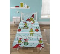 Vicway The Grinch It's That Time Again Duvet Cover Set Reversible Kids Christmas Bedding Double