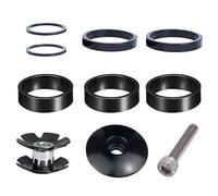 VICZON Bicycle Handlebar Spacers Set 10 Pieces MTB Headset Spacers + Bike Steering Cap 1 1/8 Set Bicycle Fork Washers Bike 2 mm / 5 mm / 10 mm
