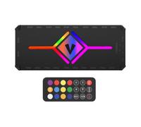 Vida 10 Port SATA Powered PWM ARGB Fan Hub with Remote Black