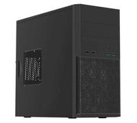 VIDA Corporate Black Office Case. Micro ATX. 12cm Fan. Mesh Front