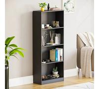 Vida Designs Bookcase Cambridge 4 Shelves Black Large