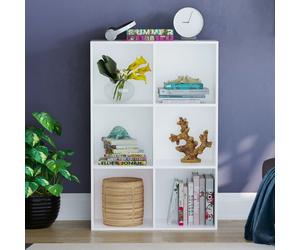 Vida Designs Bookcase Durham 6 Cube White