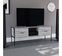 Vida Designs Brooklyn 2 Drawer TV Unit Grey